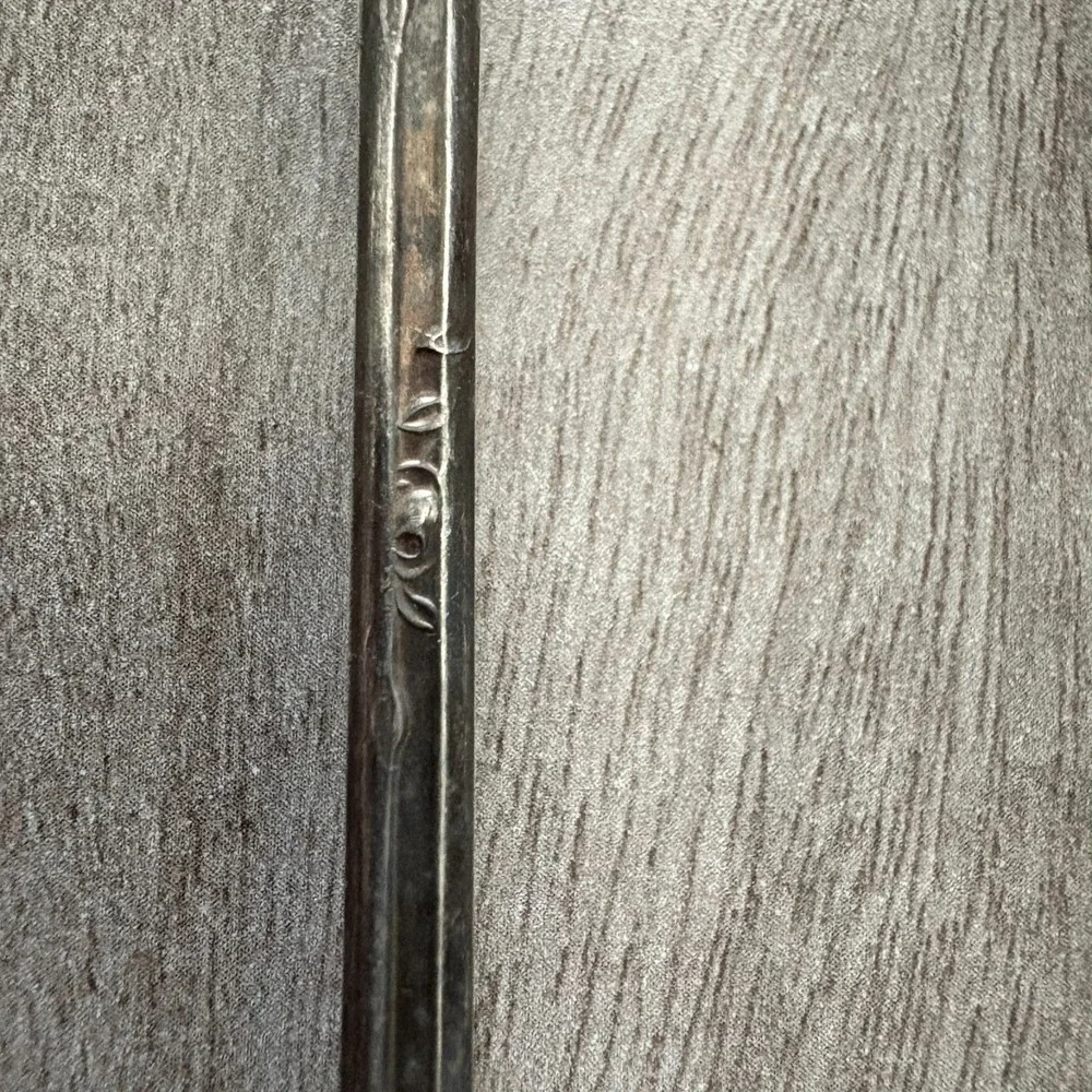 Vintage New England Silver Plate Rosemary‎ Pattern Ice Tea Spoons Set Of 3